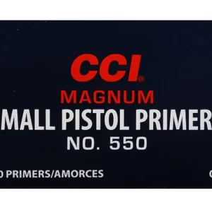 CCI Small Pistol Magnum Primers #550 Box of 1000 (10 Trays of 100)